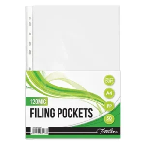 Filing Pocket 120 mic pack 50