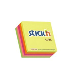 Stick 'N 50x50mm Mini Neon Cube