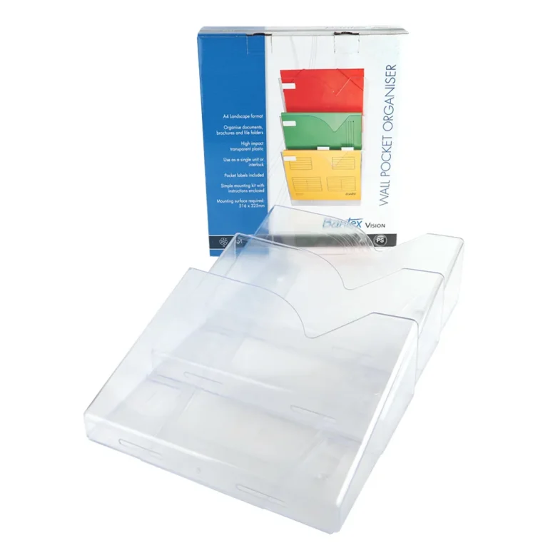 Bantex Wall Pocket Organizer Horizontal