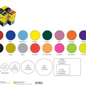 Label Circle C10,C13,C19,C25,C32