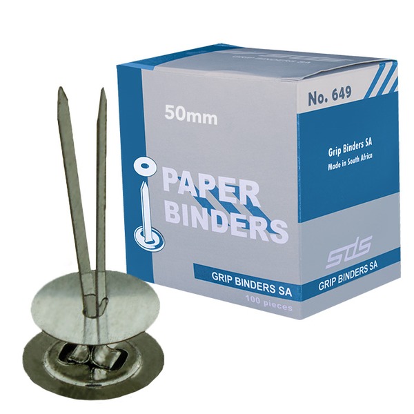 Paper Binders Prongs bx 100