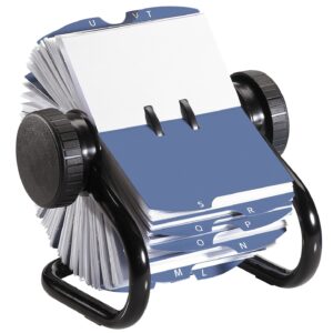 ROLODEX A-Z Rotary Open Bus Card File - 400 Capacity