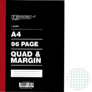 A4 1Quire 96pg Hard Cover Book Q&M