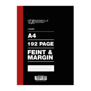 A4 2Quire 192pg Hard Cover Book F&M