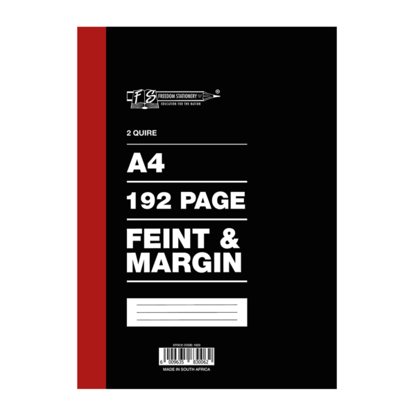 A4 2Quire 192pg Hard Cover Book F&M