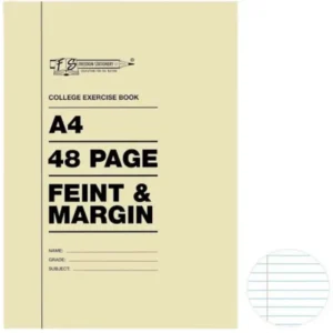 College Exercise Book A4 48pg F&M