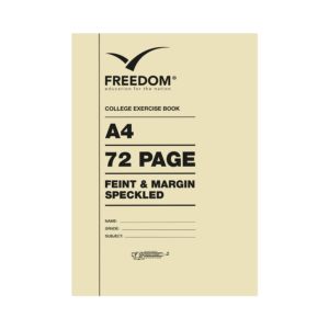 College Exercise Book A4 72pg 17mm FM Speckled