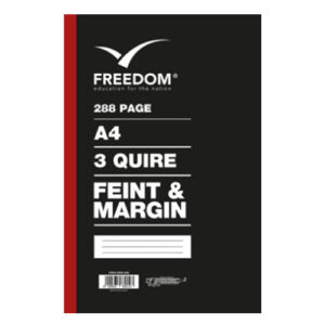 A4 3Quire 288pg Hard Cover Book F&M
