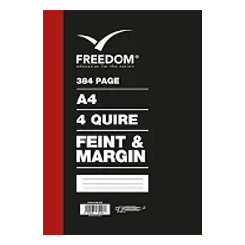 A4 4Quire 384pg Hard Cover Book F&M