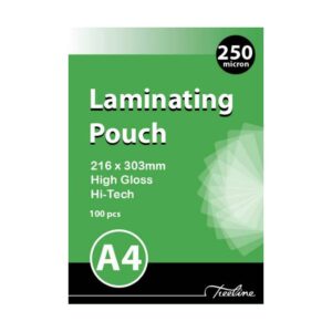 A4 Laminating Pouches - 250 Microns