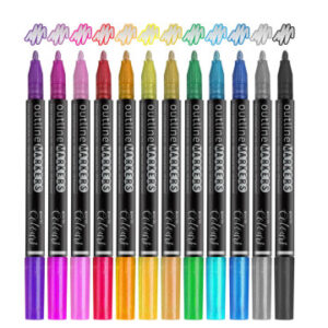 Outline Markers Wallet 12