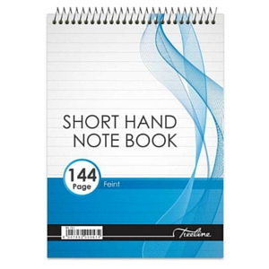 Short Hand Notebook top bound A5