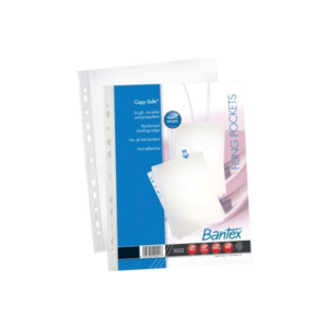 Bantex A4 Pockets 120mic 100pk