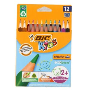 Bic Evolution Triangle Colour Pencils (12)