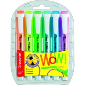 STABILO Swing Cool Highlighter Assorted Wallet 6's