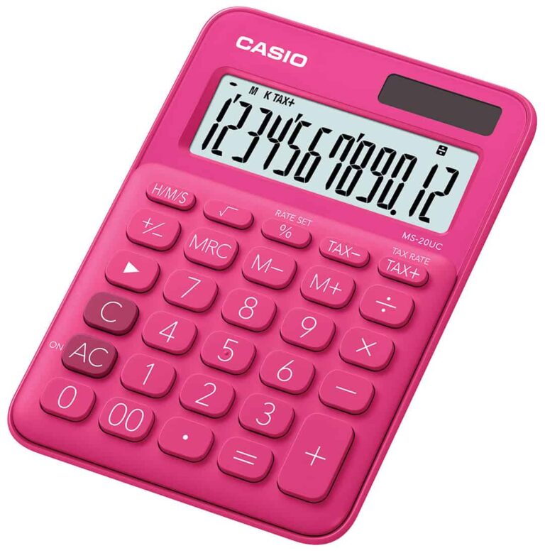 Casio Calculator MS20 12 Digit