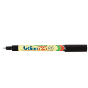 Artline EK725 0.4mm Marker Black 12's