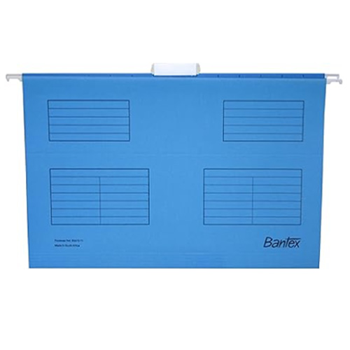 Bantex Suspension files F/C - 25 Pack Blue