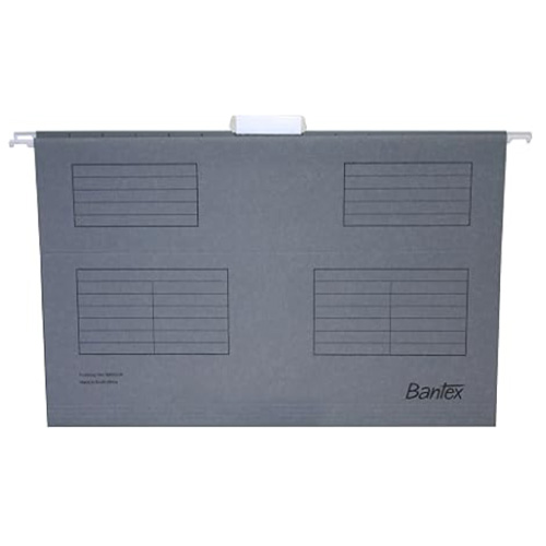 Bantex Suspension files F/C - 25 Pack Grey