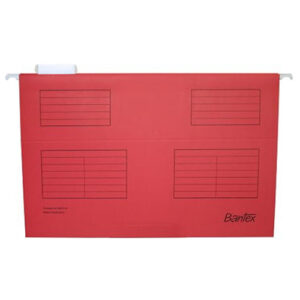 Bantex Suspension files F/C - 25 Pack Red
