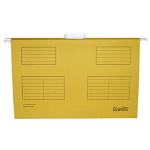 Bantex Suspension files F/C - 25 Pack Yellow