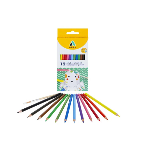 Adel Aquarell Colour Pencils 12s