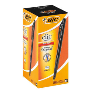 Pen Bic Clic Medium 60's Black