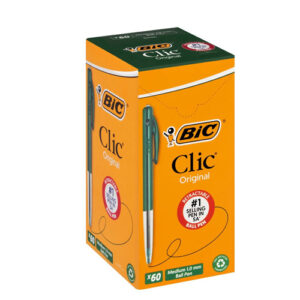 Pen Bic Clic Medium 60's Green
