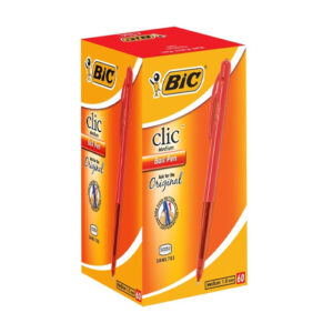 Pen Bic Clic Medium 60's Red