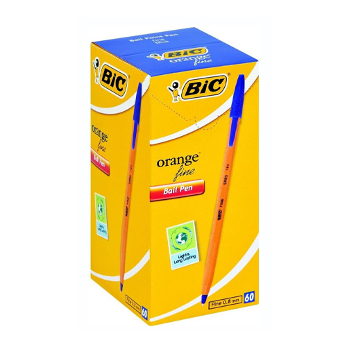 Pen Bic Orange Fine 60's Blue