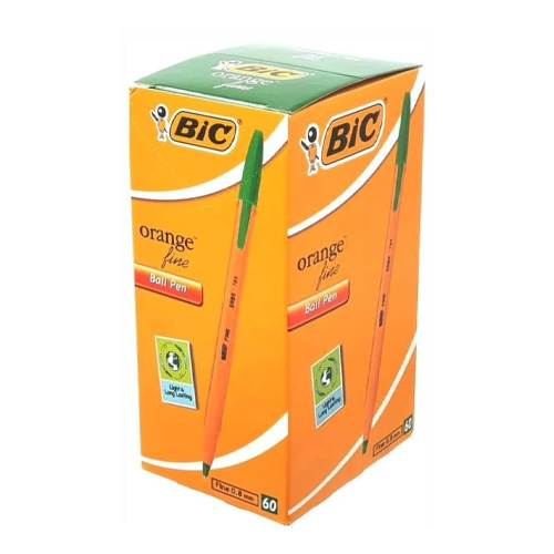 Pen Bic Orange Fine 60's Green