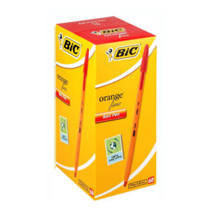 Pen Bic Orange Fine 60's Red