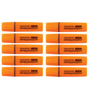 Collosso Highlighters Orange - Box of 10