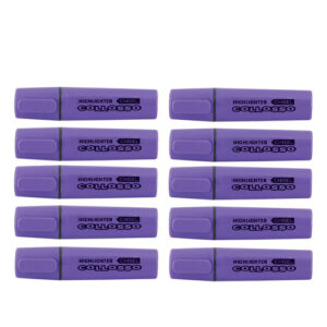 Collosso Highlighters Purple - Box of 10