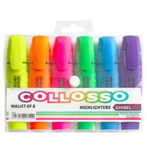 Collosso Highlighters Wallet of 6