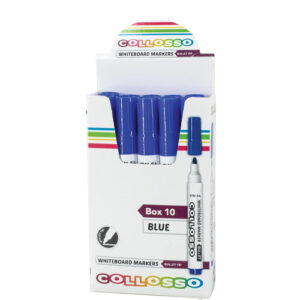 Collosso Whiteboard Marker Blue - Box of 10