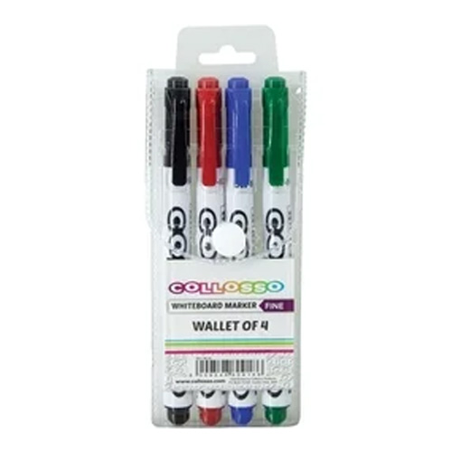Collosso Whiteboard Slim Marker 4's
