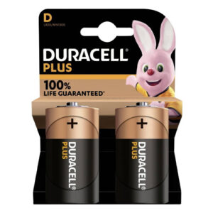 Duracell Battery D Blister 2