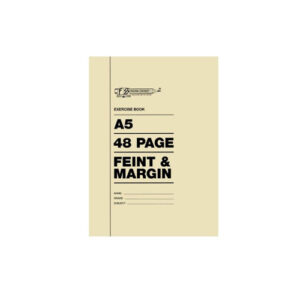 Exercise Books A5 Feint & Margin 48pg