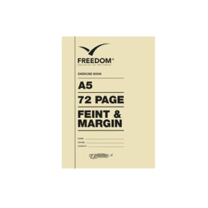 Exercise Books A5 Feint & Margin 72pg