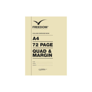 Exercise Books A5 Quad & Margin 72pg