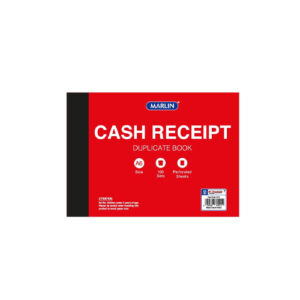 Marlin Cash Receipt PCB Book Duplicate - A6 - Pack of 5
