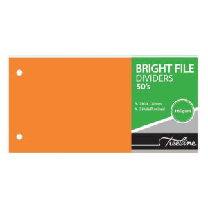 T/L Divider 230x120mm Orange 50's