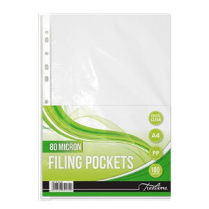 T/L Filing Pocket 80 mic 100's