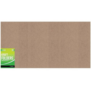 T/L Kraft Folder - 3 Fold 100