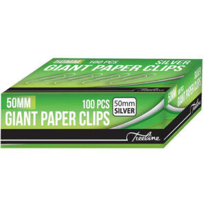 T/L Paper clips 50mm silver