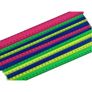 T/L Ruler 30cm - Ass - Pack of 10