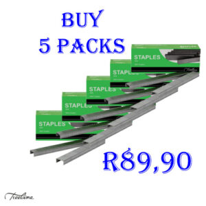 T/L Staples 26/6 5000 - 5 PACKS