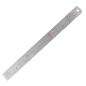 T/L Steel Ruler 30cm - loose